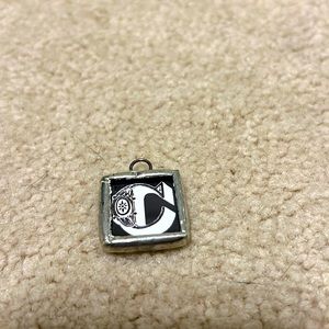 Jewel Kade Pewter Monogram C Shadow Box